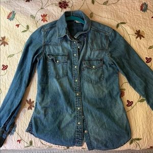 Levi's Denim Button-Up, Throwover Shirt